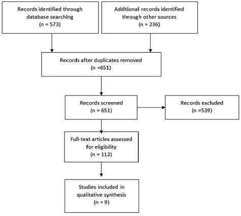 Prisma Flowchart Summarizing The Results Of The Literature Search