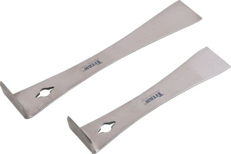 2 Pc Stainless Steel Pry Barscraper Set