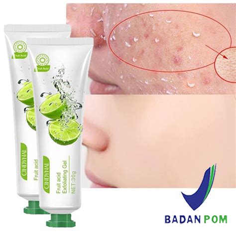 Jual Bpom Facial Glowing Peeling Gel 30ml Oulisi Pengelupasan Kulit Wajah Kusam Fruit Acid