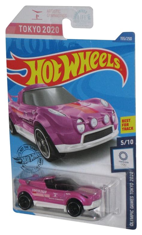 Hot Wheels Olympic Games Tokyo Hi Beam Pink Artistic Gymnastics Toy Car Walmart