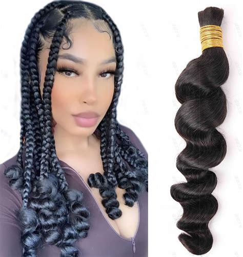 Deep Wave Bulk Human Hair Braiding Hair 100 Percent Human Hair Unprocessed