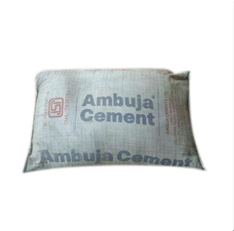 Ambuja Cement Sand For Construction With 50 Kg Packing Size Bending