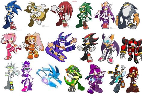 Image - Sonic Riders Characters.PNG - Fanon Wiki