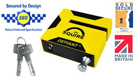 Squire High Security Motor Cycle Brake Disc Lock