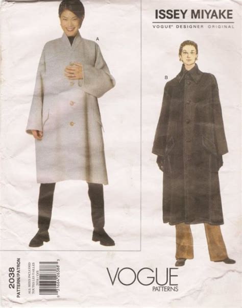 Vogue Patterns Issey Miyake Coat 2038 Pattern Review By Marilyn N