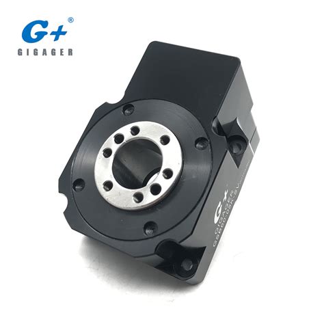 Hollow Rotating Gearbox For 4 Station Progammable Table China Hollow