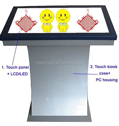 55 Customizable Touch Monitor Kiosk With Ir Touch For Advertising