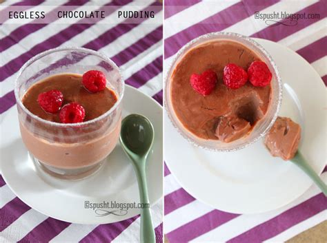 Spusht Eggless Chocolate Pudding Recipe No Bake No Gelatin No Egg