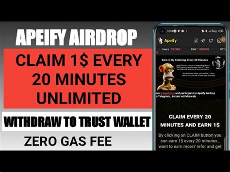 Airdrop Worth Of Hpy Every Minutes Unlimited To Trust Wallet