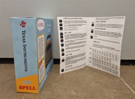 Toy Story Mr Spell Box and Instruction Manual - Etsy