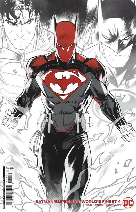 Batman Superman Worlds Finest 4 Dan Mora Fusion Variant 1st Print Dc 2022 Ultimate Comics