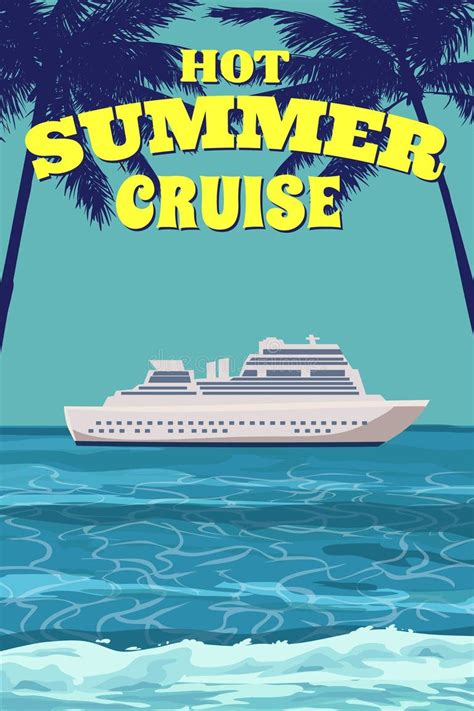 Tropical Cruise Party Flyer Template Stock Photos Free And Royalty Free