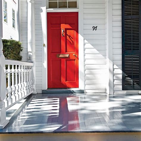 Bold Front Door Colors For Bright Curb Appeal Red Front Door