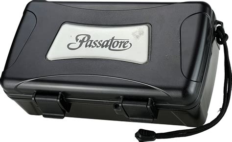 Passatore Reisehumidor Cigar Case Acryl Schwarz F R Zigarren Ii