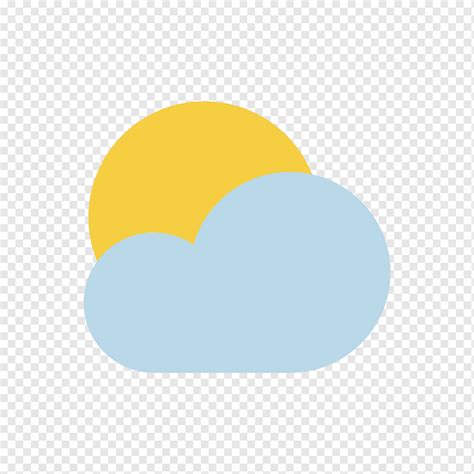 Nublado soleado clima nube pronóstico sol Weatherful icon png