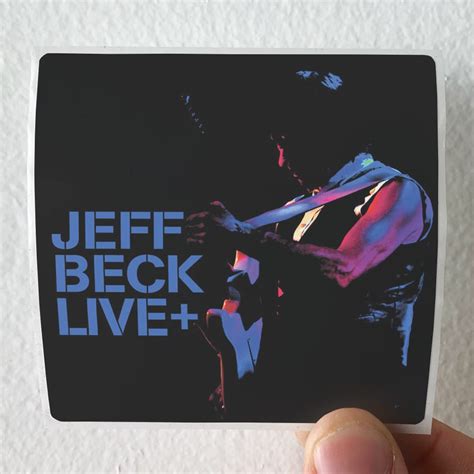 Jeff Beck Live Album Cover Sticker