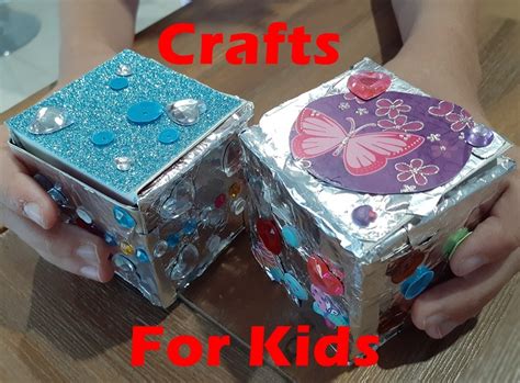 Kids Crafts - Make a Treasure Box Using Items From Home