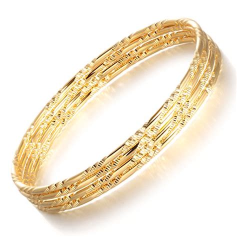 Buy Opk Jewellery 18k Gold Plated Bangles Set Indian Style Thin