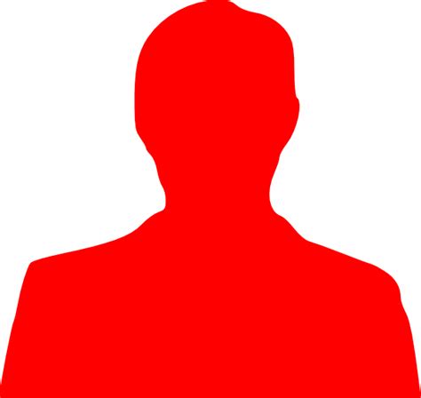 Red Silhouette Clip Art At Vector Clip Art Online Royalty