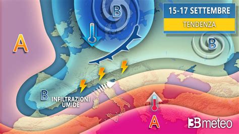 Meteo Da metà settembre possibile graduale svolta autunnale con forti