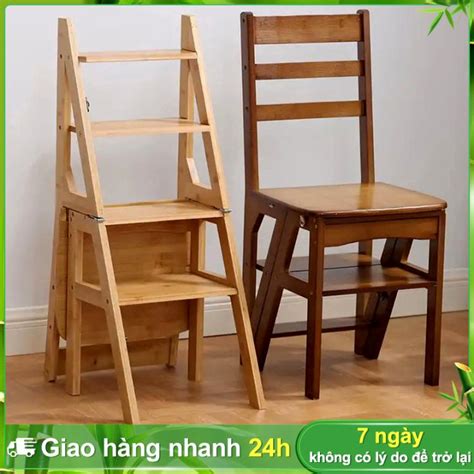 Boho Ghế Thang đa Năng Xếp Gọn Ghế 3 Bậc Xếp Gọn Cao 85cm Lazadavn