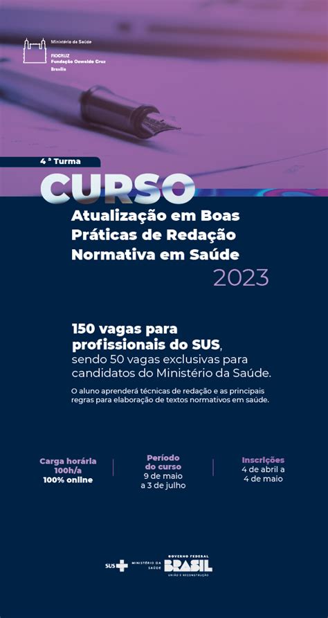 Fiocruz Lan A Nova Edi O Do Curso De Boas Pr Ticas De Reda O