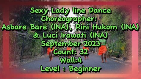 Sexy Lady Line Dance Choreo By Asbare Bare Ina Rini Hukom Ina