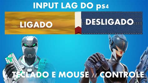 COMO TIRAR O INPUT LAG DO CONTROLE TECLADO E MOUSE NO PS4 Fortnite