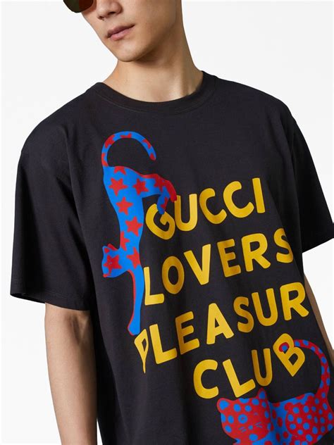 Gucci Graphic Print Cotton T Shirt Farfetch