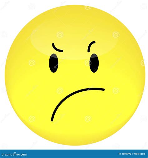 Frustrated Smiley Face Royalty Free Stock Image Image 4689996