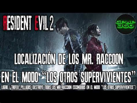 Resident Evil 2 Remake Guía Mr Raccoons en Los otros supervivientes