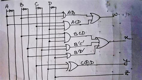 Q Design An Excess To Binary Decoder Using The Unused