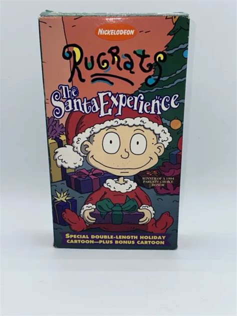 Rugrats The Santa Experience Vhs Double Holiday Cartoon Nickelodeon