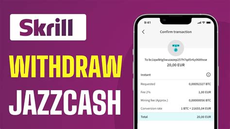 How To Withdraw Money From Skrill To Jazzcash Full Guide Youtube