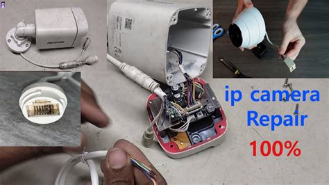 Replacing Rj Connector Cable Hikvision Ip Camera Lan Cable