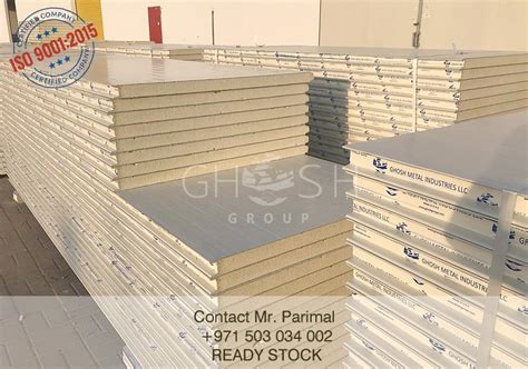 Iso Aluminium Galvanized Sandwich Panel For Portacabin Uae