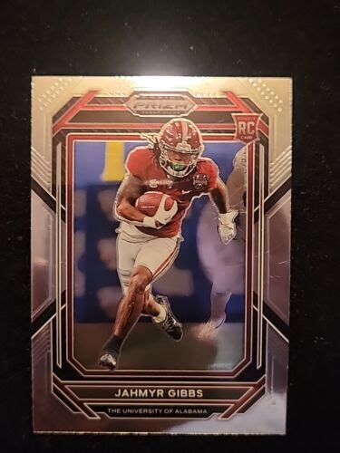 Jahmyr Gibbs 2023 Prizm Draft Picks Base Set 116 Rookie RC