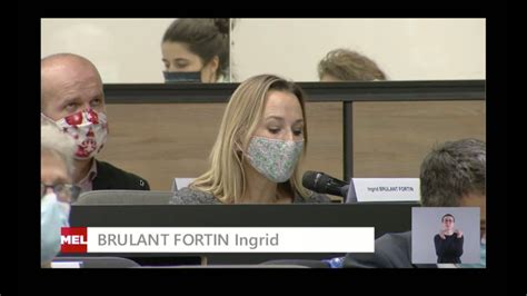 Ingrid Brulant Intervention En Conseil M Tropolitain Youtube