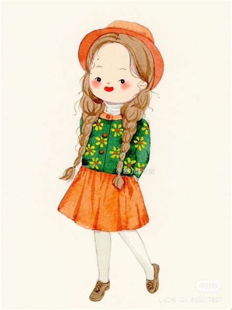 Pin By Nadia Pasternak On Tarjetas Feli Cartoon Girl Drawing Girls