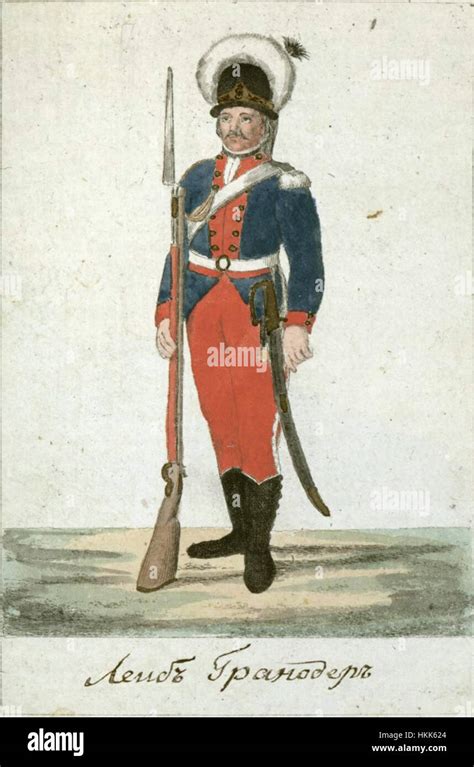 57 Life Grenadier Regiment 1793 Von Lude Stock Photo Alamy