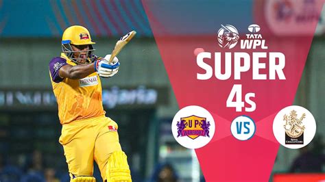 Watch UPW Vs RCB UPW Super 4s Video Online HD On JioCinema