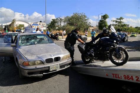 Policías de Playa del Carmen protagonizan 154 accidentes viales en tres