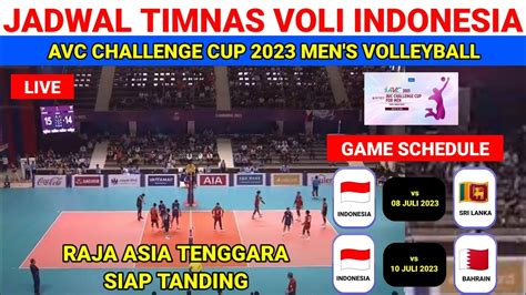 Jadwal Live Avc Challenge Cup Putra Jadwal Timnas Voli Putra