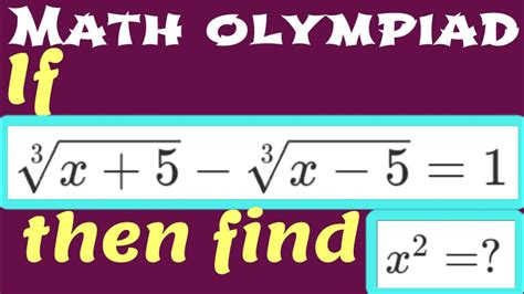 A Tricky Math Olympiad Algebra Problemayaansmath Youtube