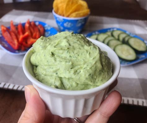 Avocado Cilantro Lime Dip Six Clever Sisters