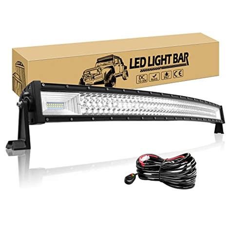 Willpower Barre lumineuse LED incurvée de 106 7 cm 540 W 7D LED pour