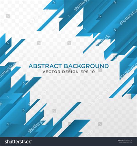 Blue Abstract Background Template Design Modern Stock Vector (Royalty Free) 1280261188 ...