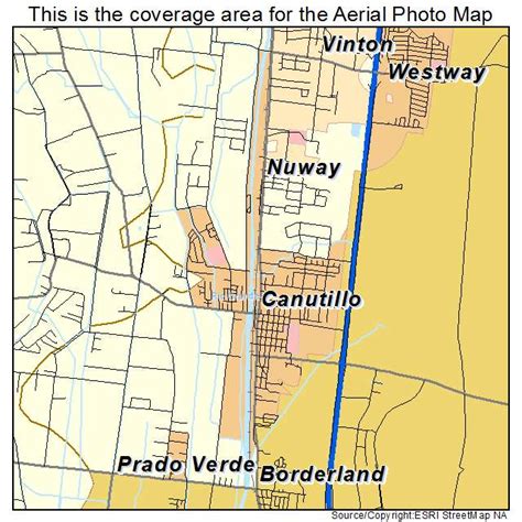 Aerial Photography Map of Canutillo, TX Texas