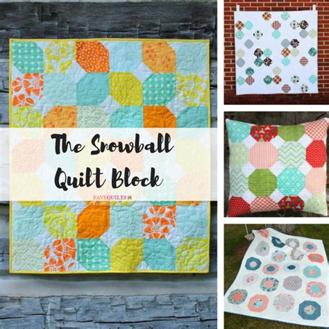 Snowball Quilt Block Tutorial