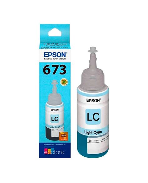 BOTELLA DE TINTA EPSON T673 LIGHT CYAN Gameplanet